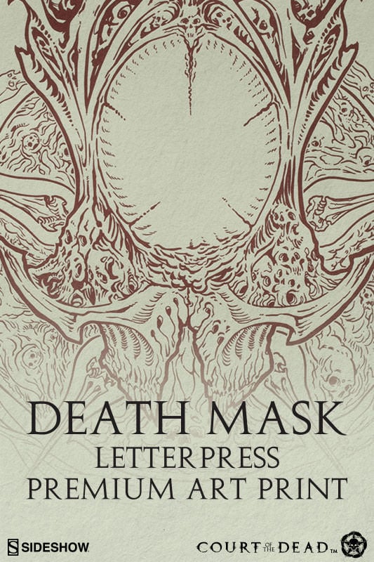 Death Mask Letterpress