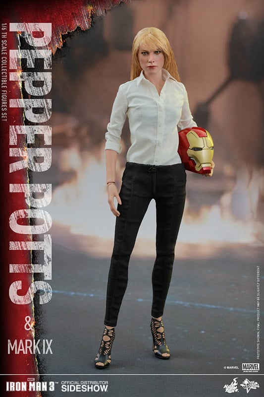 Pepper Potts and Mark IX
