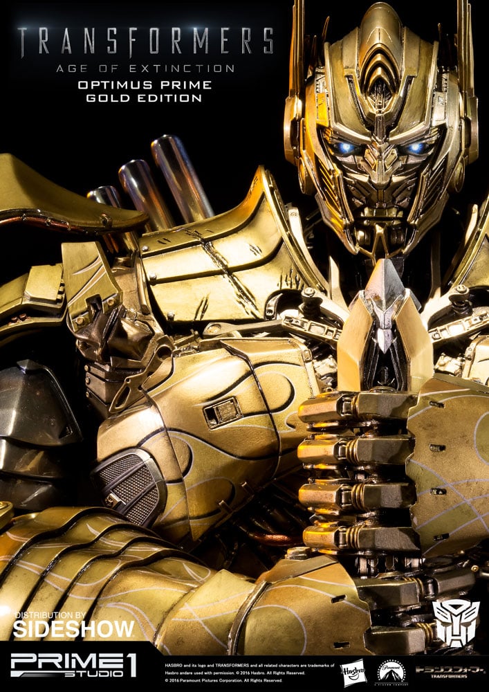 Optimus Prime Knight Edition Gold Version