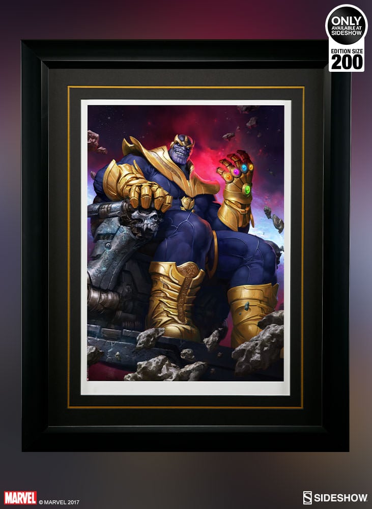 Thanos on Throne