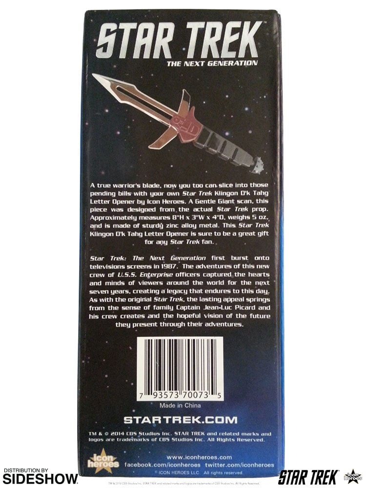 Klingon Dk Tahg Letter Opener