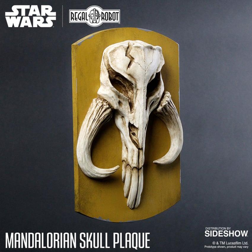 Mandalorian Skull Plaque