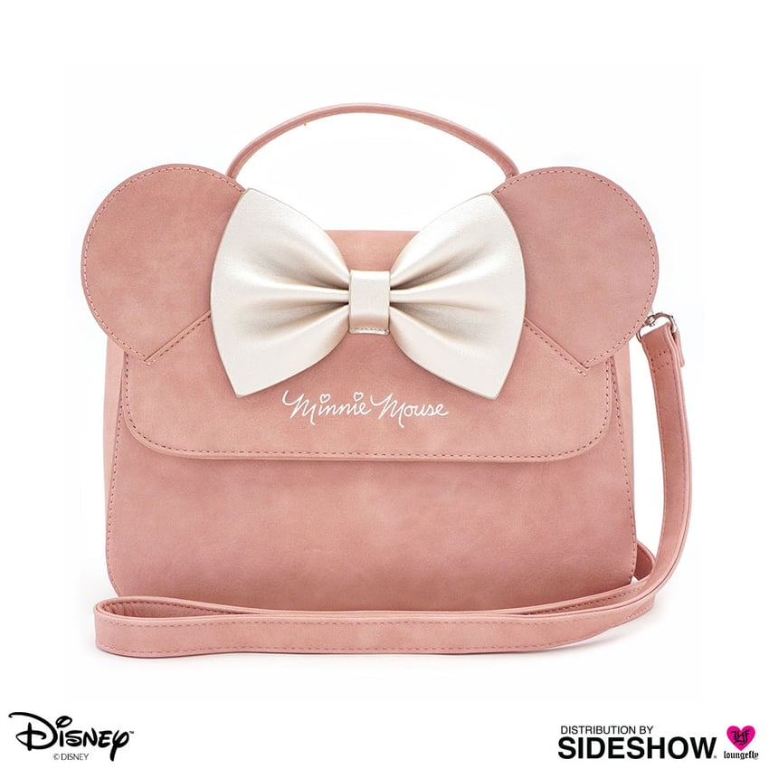 Minnie Ears and Bow Pink Crossbody Bag