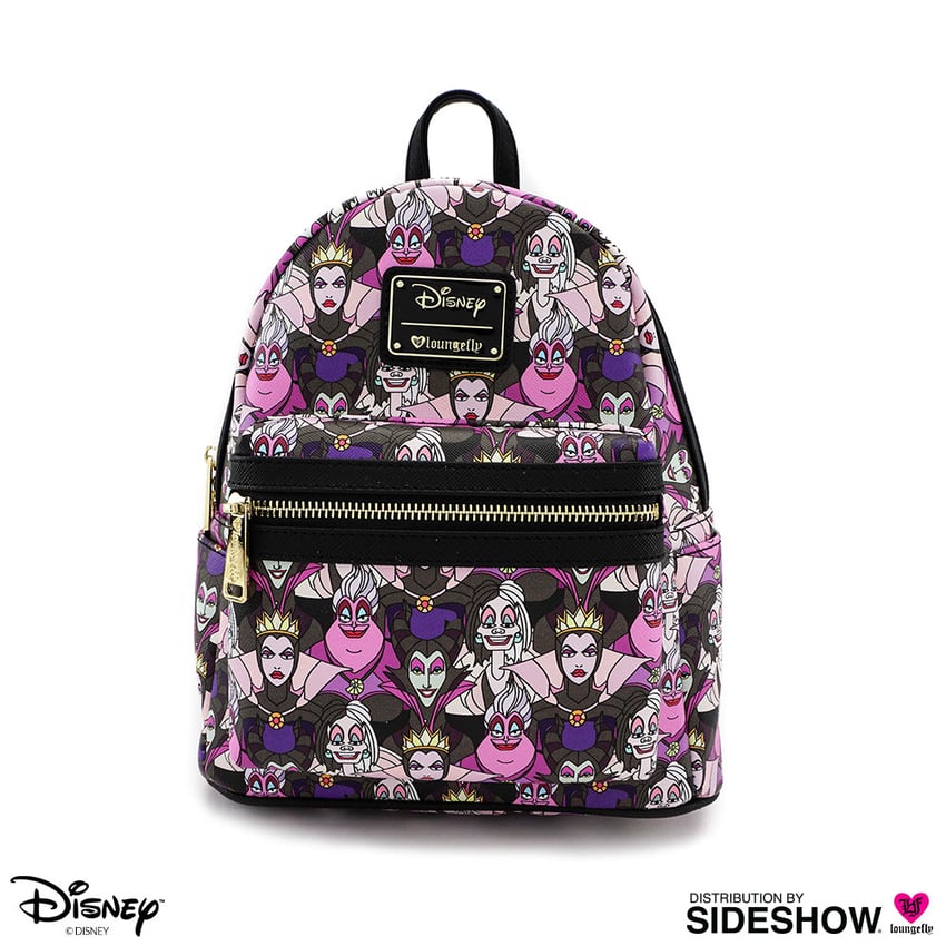 Disney Villains Print Mini Backpack