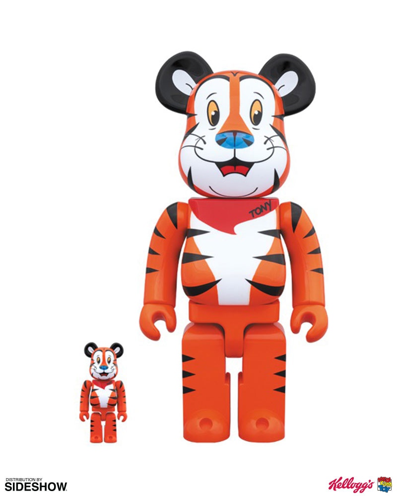 Bearbrick Tony the Tiger 100 and 400