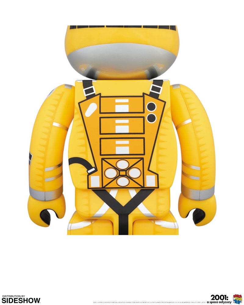 Bearbrick Space Suit Yellow Version 100 and 400