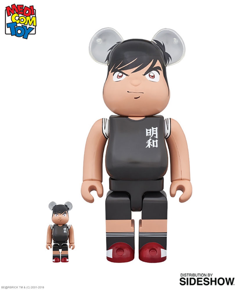 Bearbrick Hyuuga Kojiro 100 and 400