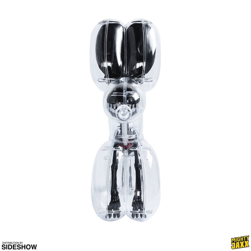 Balloon Dog Anatomy Metallic Black