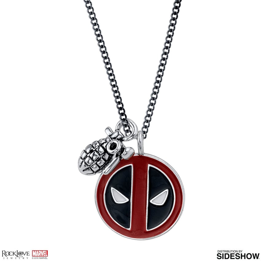 Deadpool Merc with a Mouth Necklace