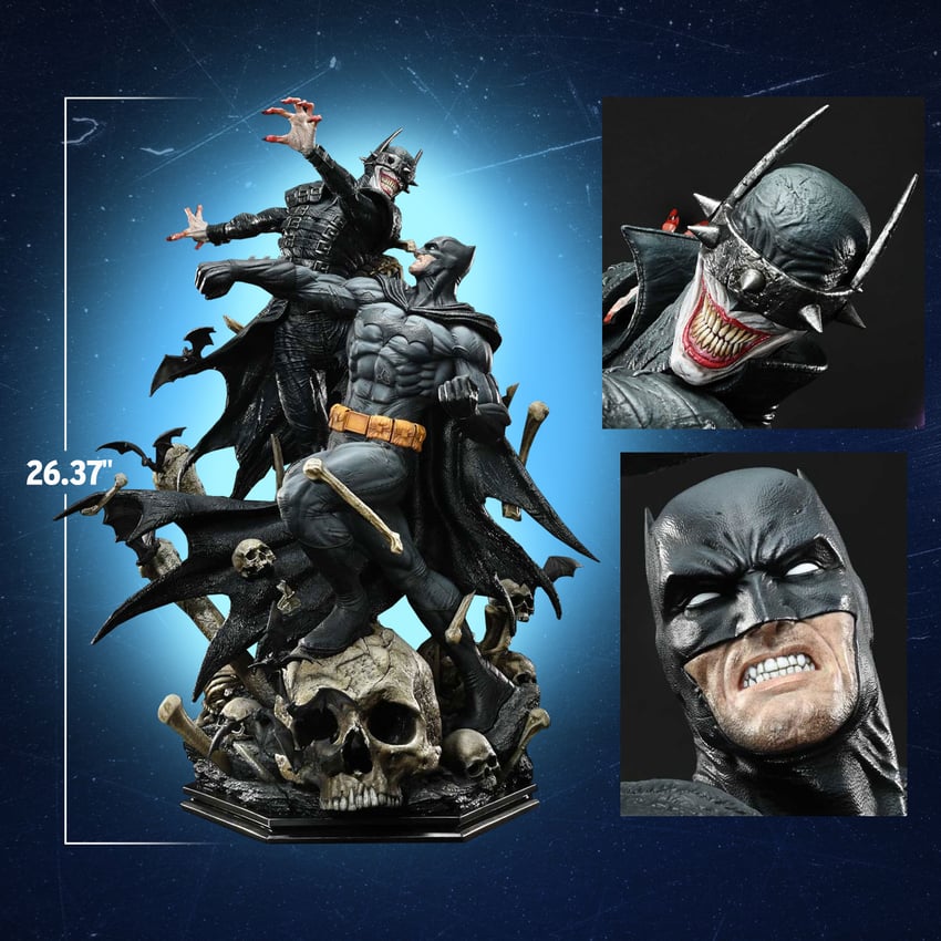 Batman vs Batman Who Laughs