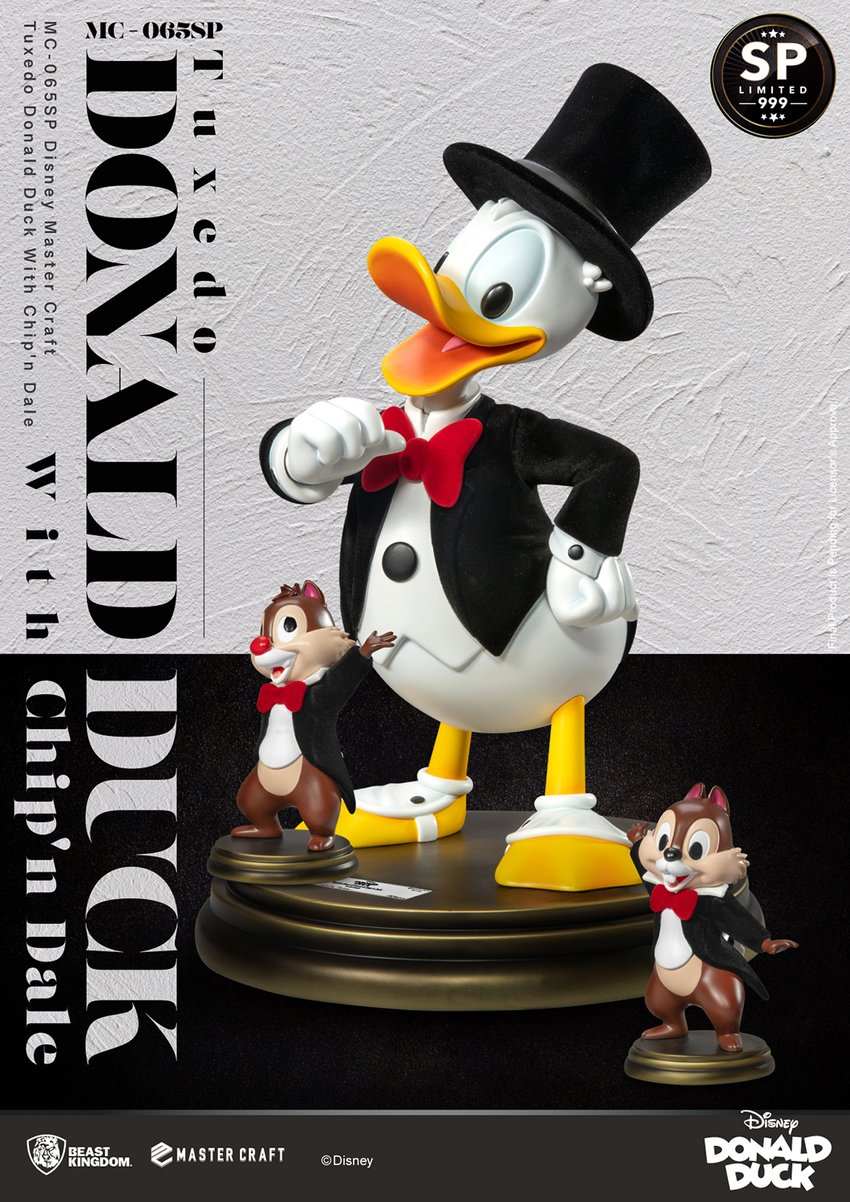 Tuxedo Donald Duck with Chip Â¡Â¯n Dale