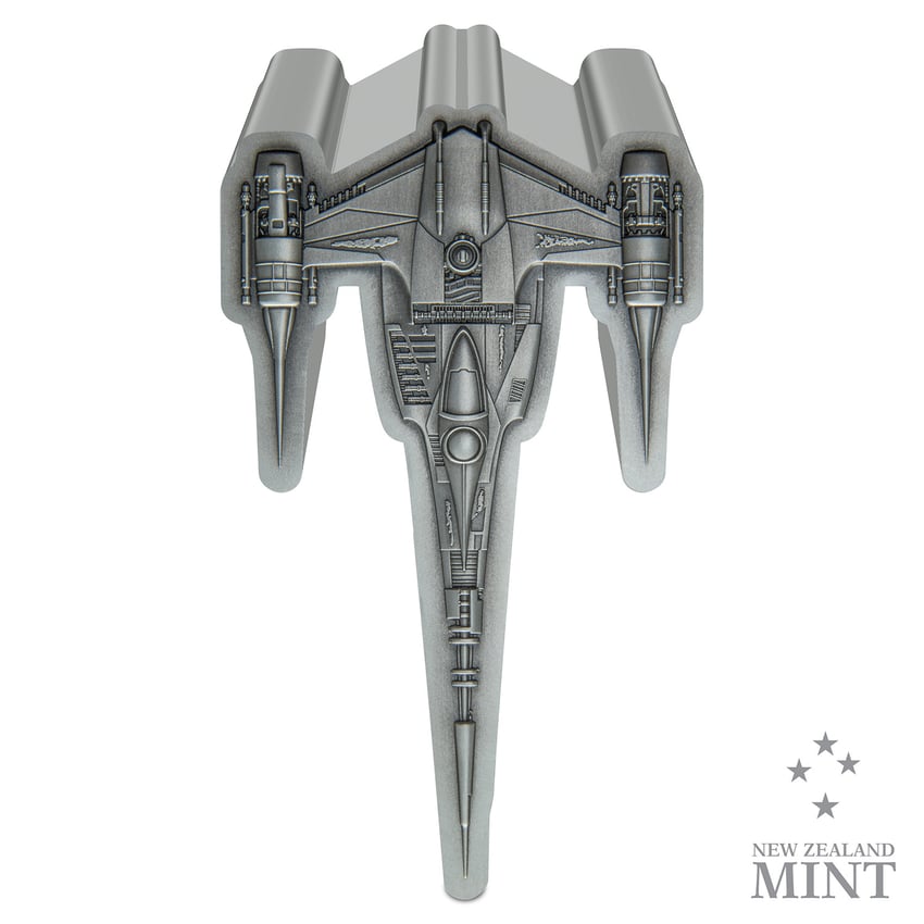 The Mandalorian's N-1 Starfighter 1oz Silver Coin