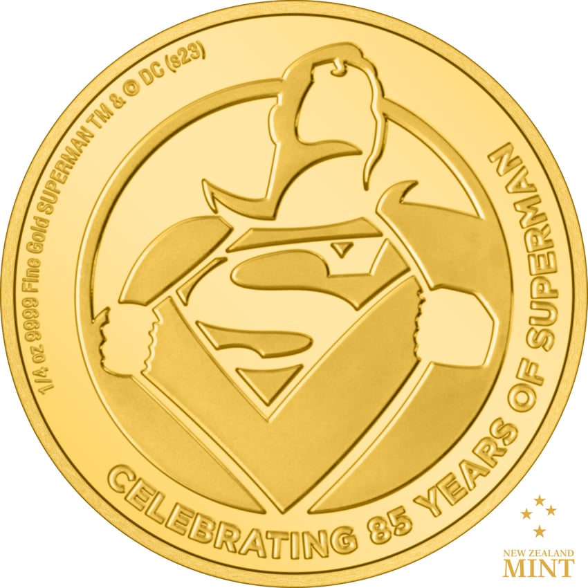 Superman 85th Anniversary ?oz Gold Coin