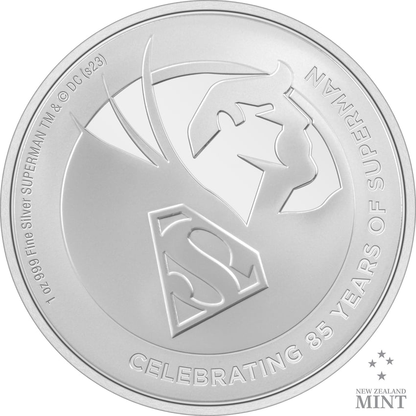 Superman 85th Anniversary 1oz Silver Coin
