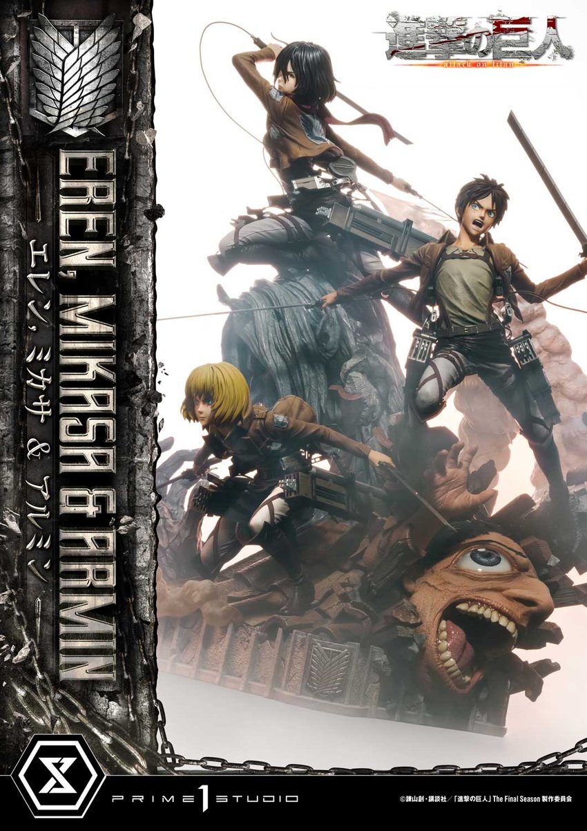 Eren, Mikasa, & Armin