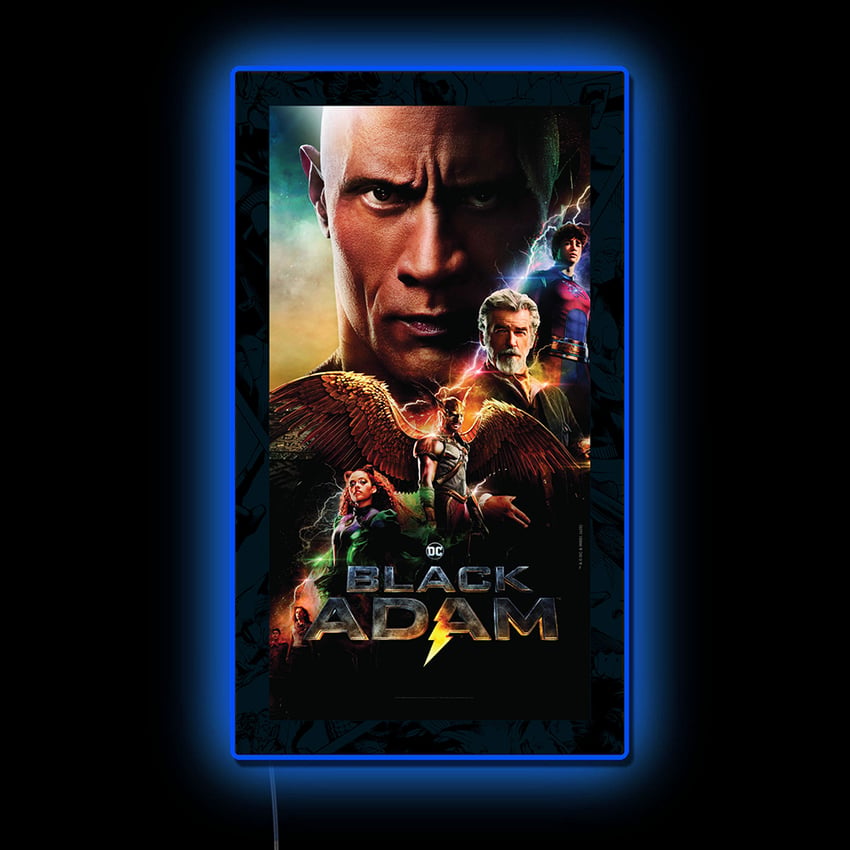 Black Adam (2022) - LED Movie Mini-Poster 1 3112-black-adam-2022-led-movie-mini-poster-1.jpg
