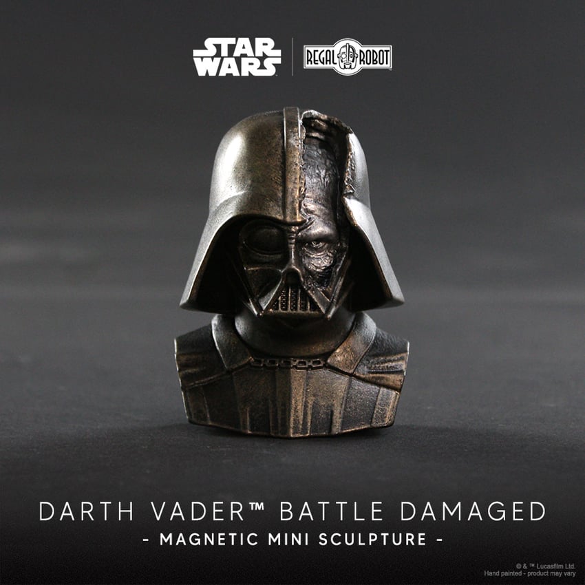 Darth Vader? Battle-Damaged Magnet