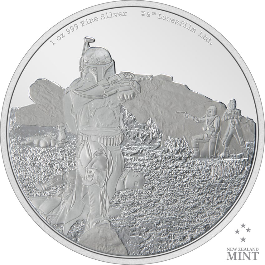 Boba Fett 1oz Silver Coin