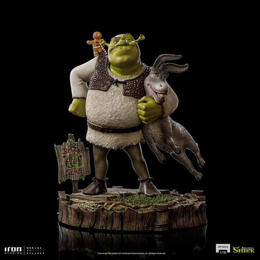 Shrek, Donkey and The Gingerbread Man