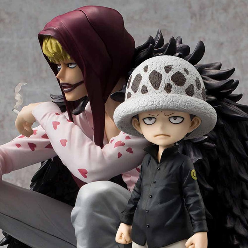 Portrait of Pirates Corazon & Law