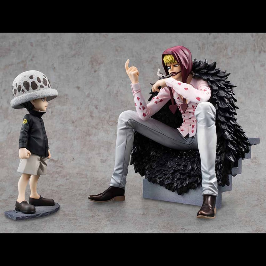 Portrait of Pirates Corazon & Law