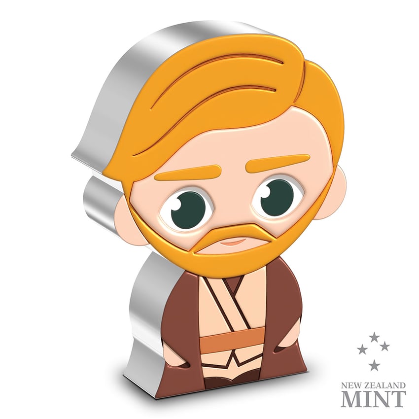Young Obi-Wan Kenobi 1oz Silver Coin