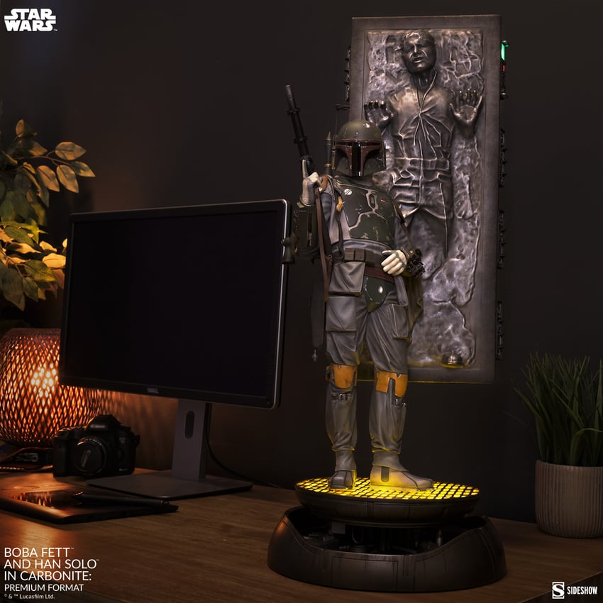 Boba Fett and Han Solo in Carbonite
