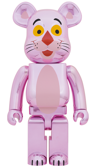 Be@rbrick Pink Panther (Chrome Ver.) 1000%