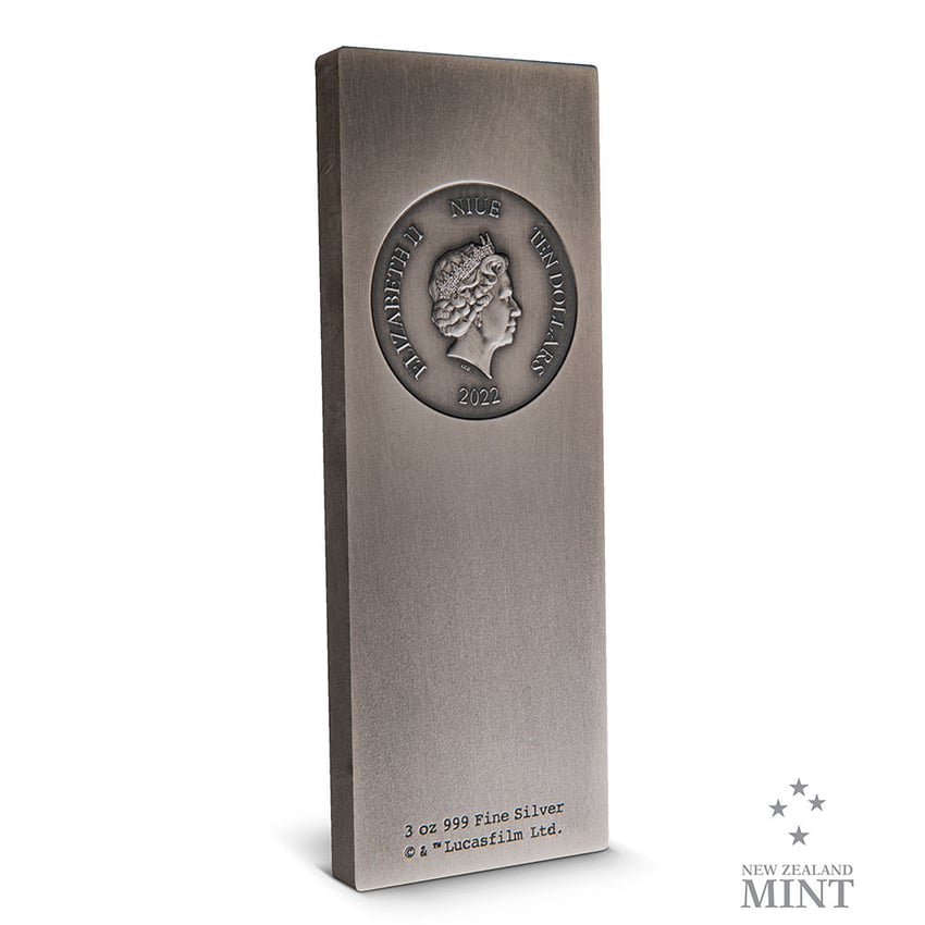 Han Solo in Carbonite 3oz Silver Coin