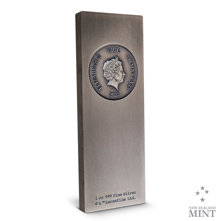 Han Solo in Carbonite 1oz Silver Coin