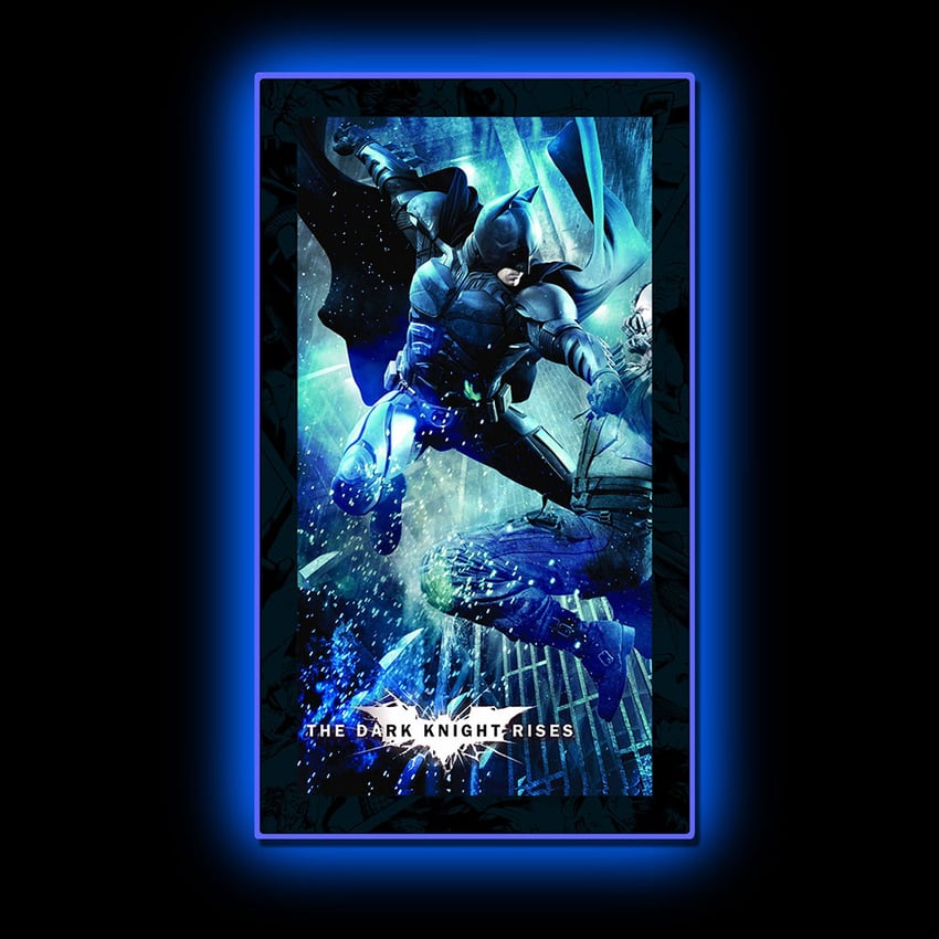 The Dark Knight Rises (02) LED Mini-Poster Light