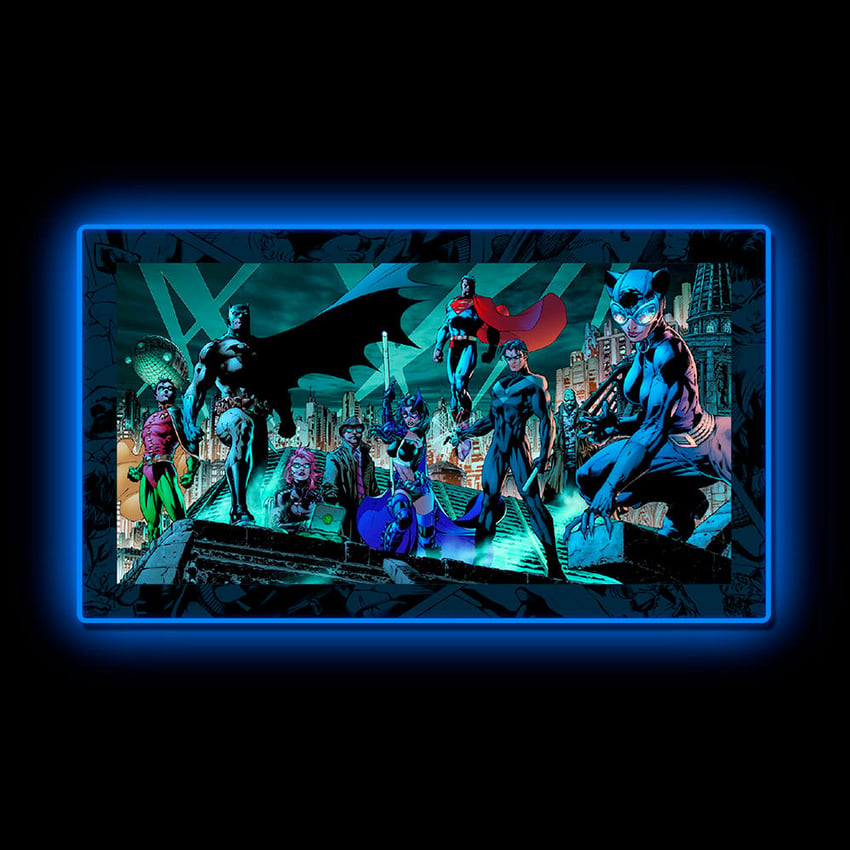 Justice League (1) LED Mini-Poster Light