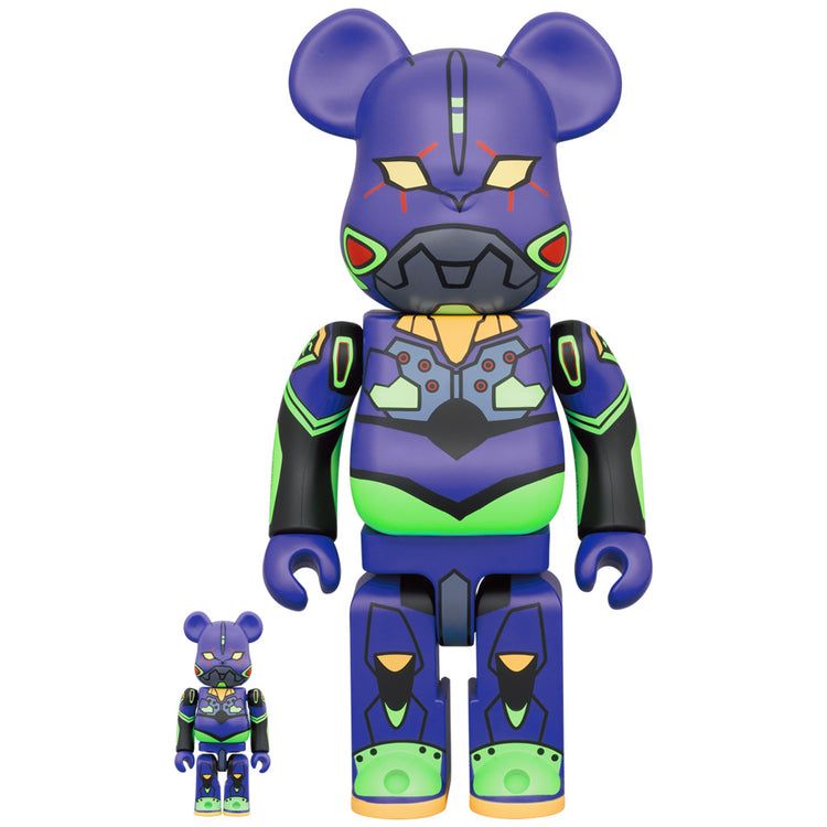 Be@rbrick Evangelion Eva01 (New Paint Ver.) 100% & 400%
