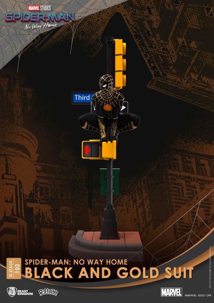 Spider-Man (Black & Gold Suit) D-Stage