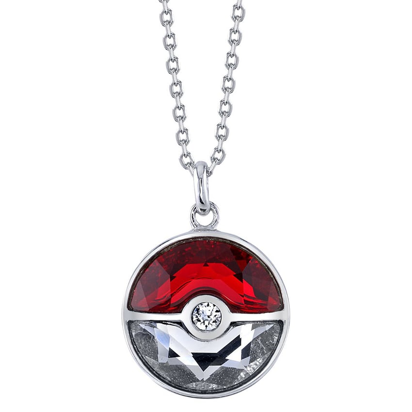 Crystal Poke Ball Necklace