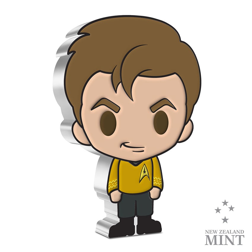 Captain James T. Kirk 1oz Silver Coin