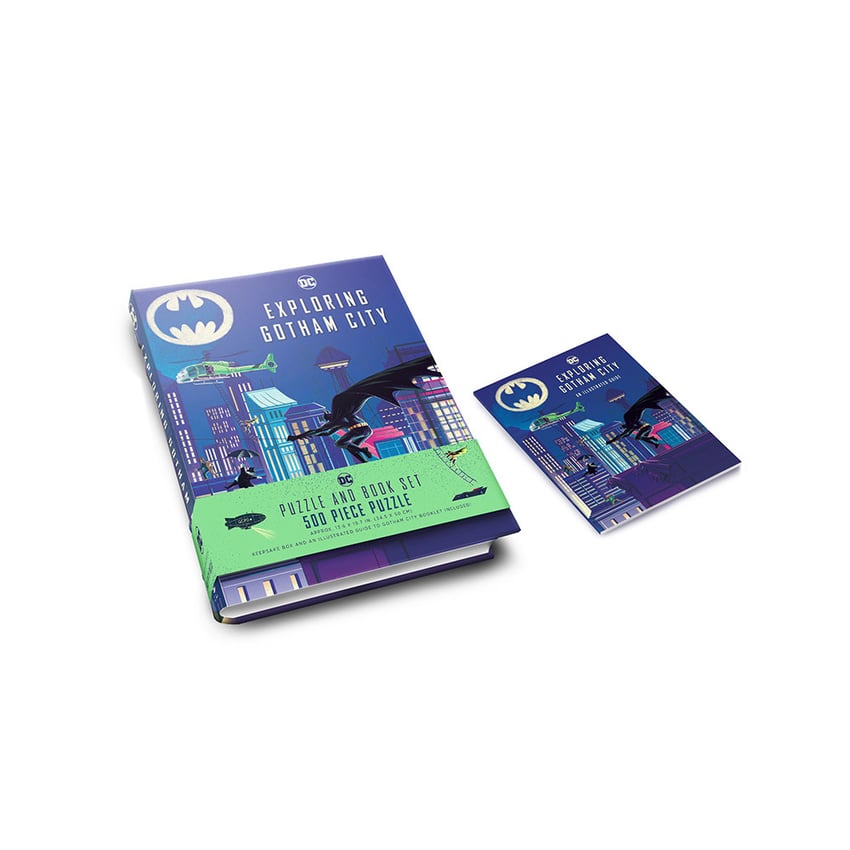 Exploring Gotham City Puzzle and Book Set