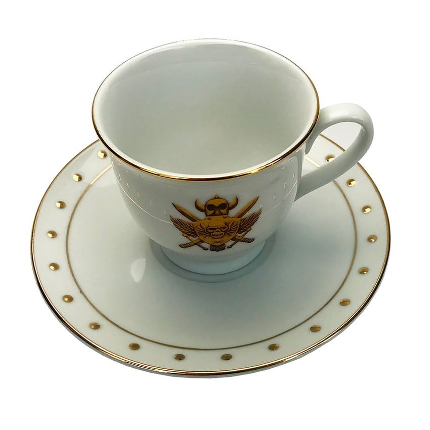 Castle Grayskull Crest Porcelain Cup & Saucer Set