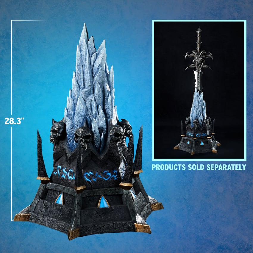 Frostmourne Sword Ice Pedestal