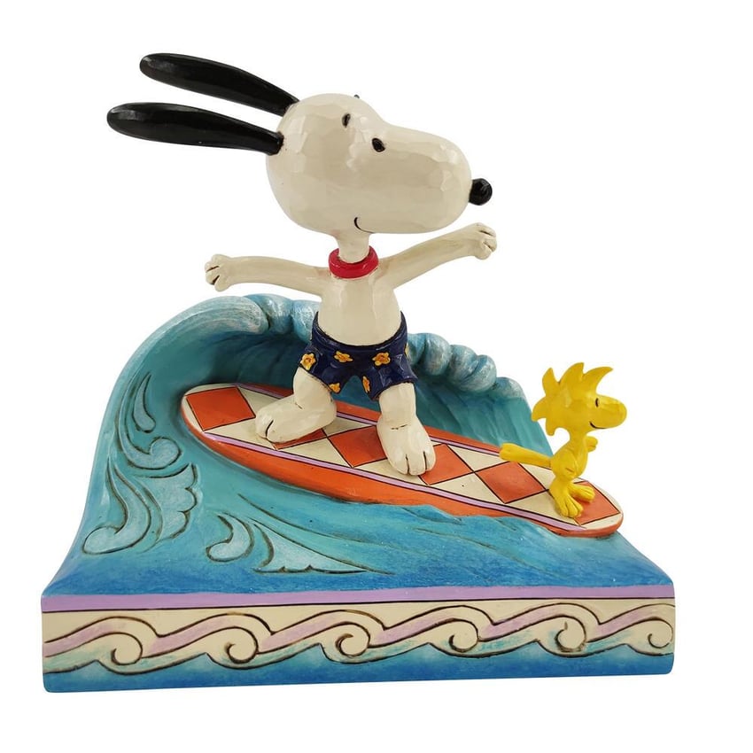 Snoopy & Woodstock Surfing