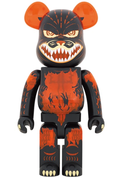 Be@rbrick Godzilla (Meltdown: Clear Orange Version) 1000%