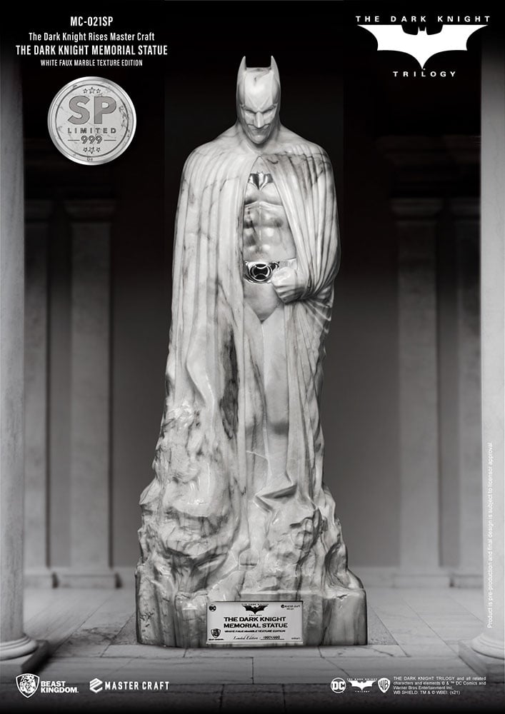 The Dark Knight Memorial (White Faux Marble Texture Edition)