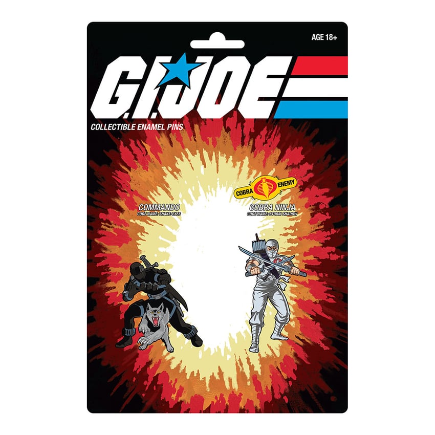 Snake Eyes x Storm Shadow Pin Set