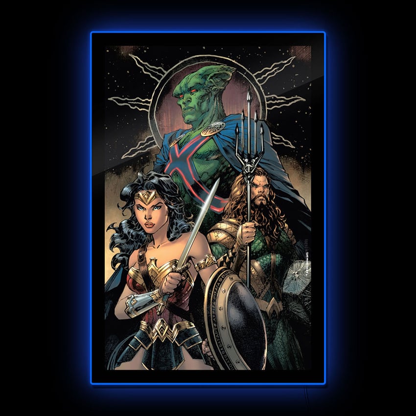Zack SnyderÂ¡Â¯s Justice League #59 LED Poster Sign (Large)