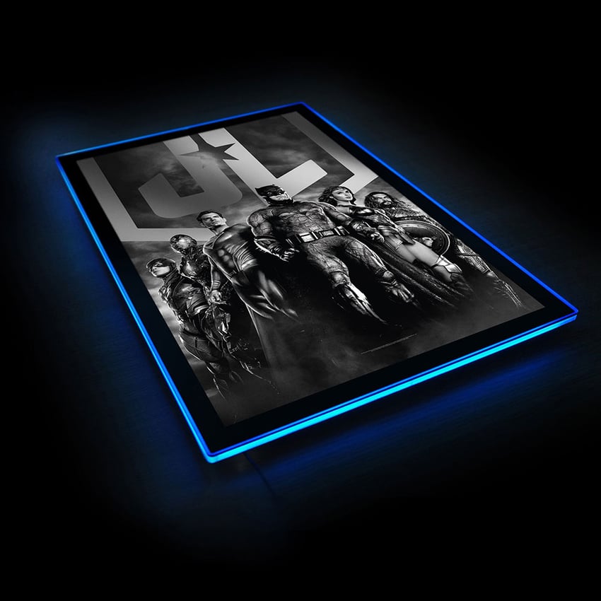 Zack Snyder¡¯s Justice League B&W Group Scene LED Poster Sign (Large)