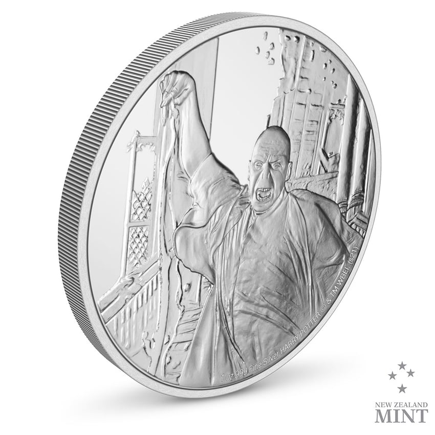 Lord Voldemort 1oz Silver Coin