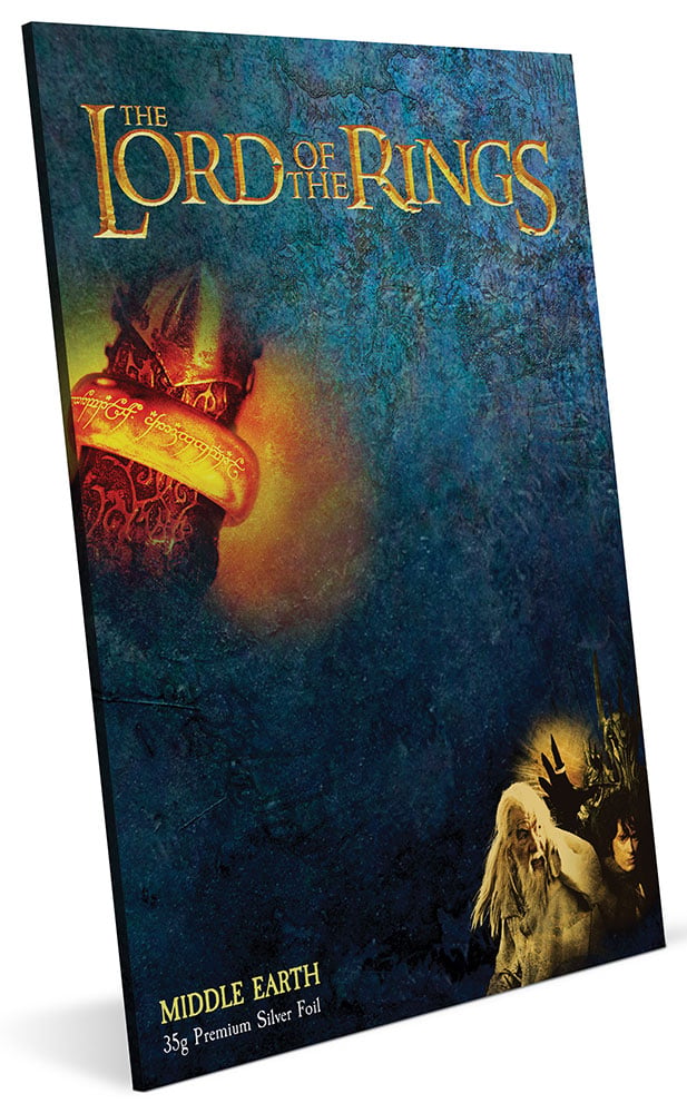 The Lord of the Rings Middle Earth Silver Foil