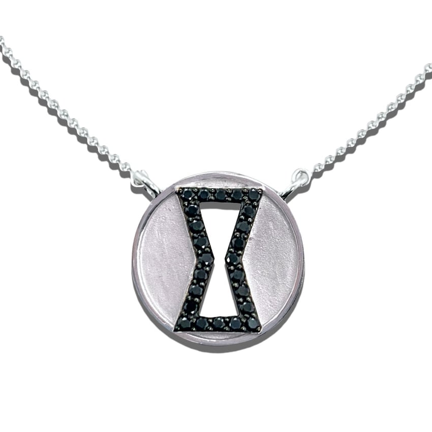 Black Widow Black Diamond Necklace