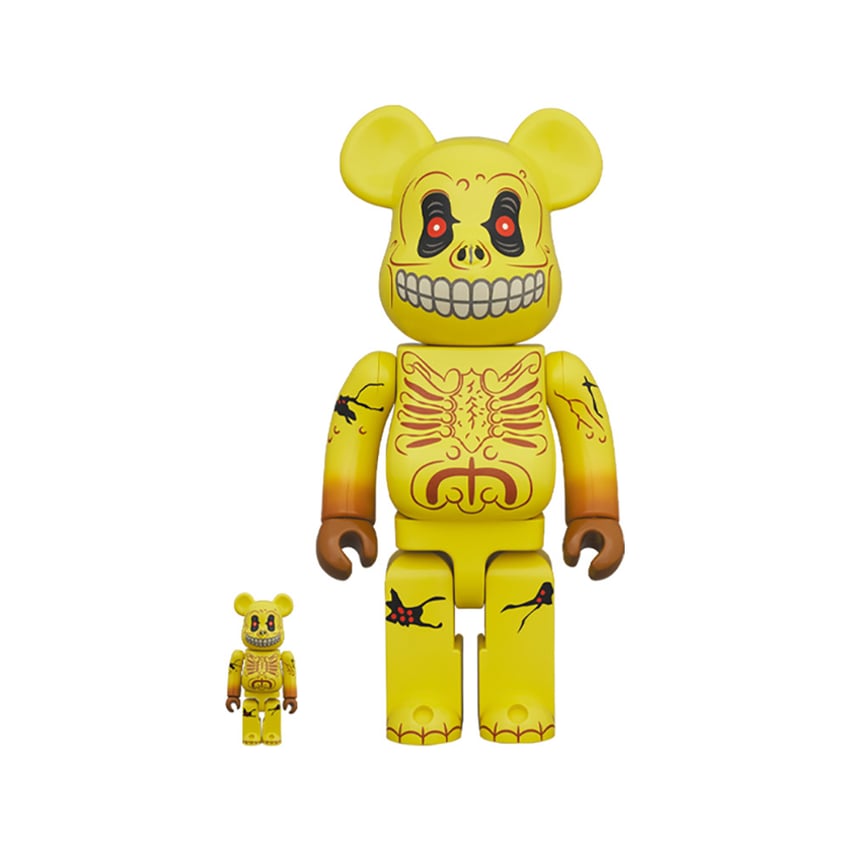 Be@rbrick Skull Face 100% and 400%