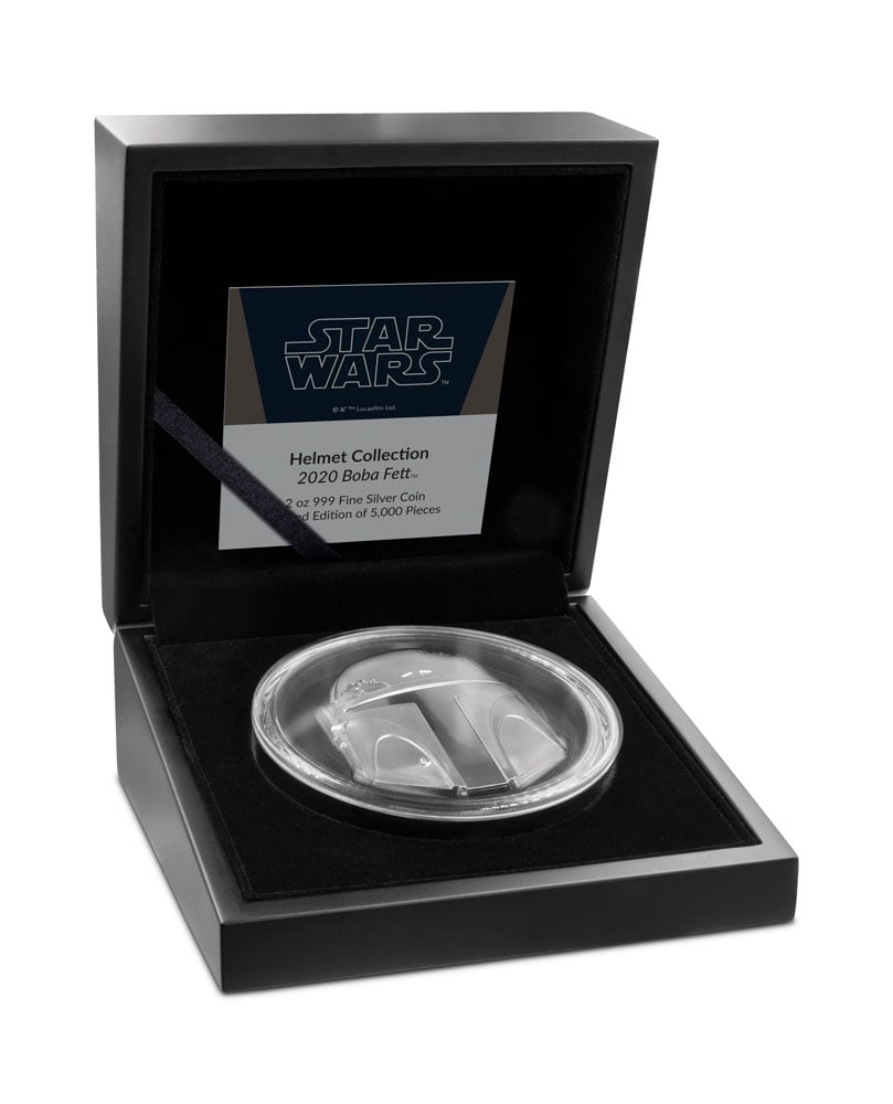 Boba Fett? Helmet Silver Coin